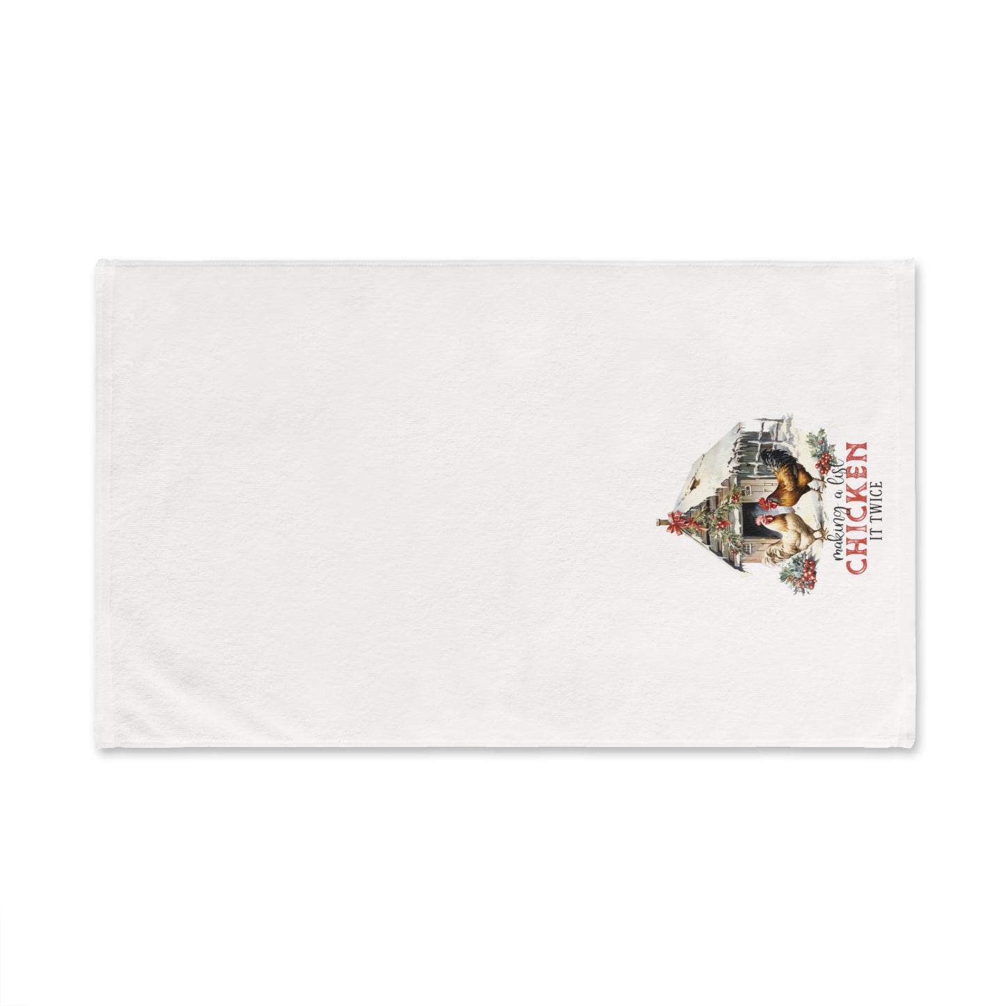 Making A List Chicken It Twice Soft Hand Towel T00105