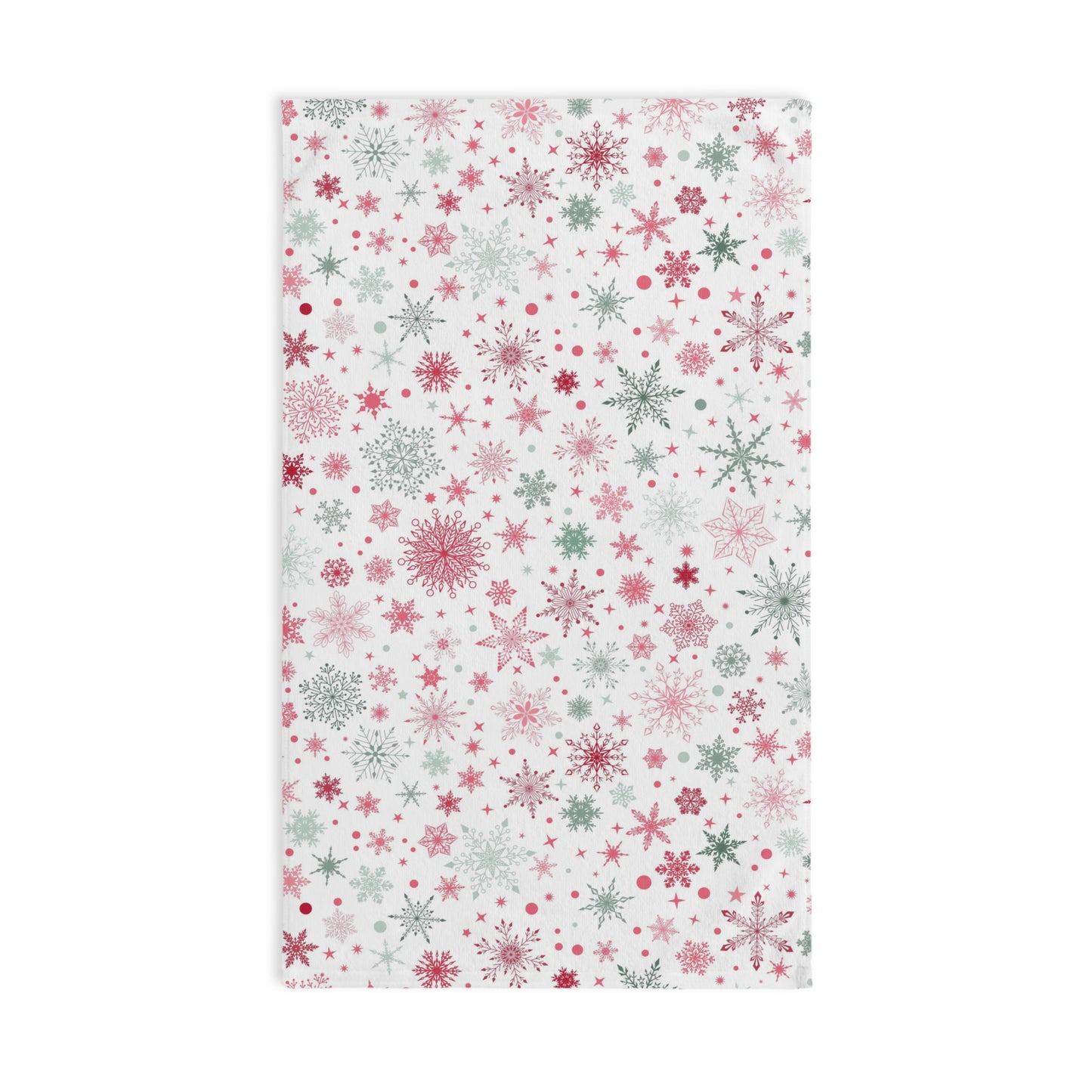 Christmas Snowflakes Pattern Soft Hand Towel T00093