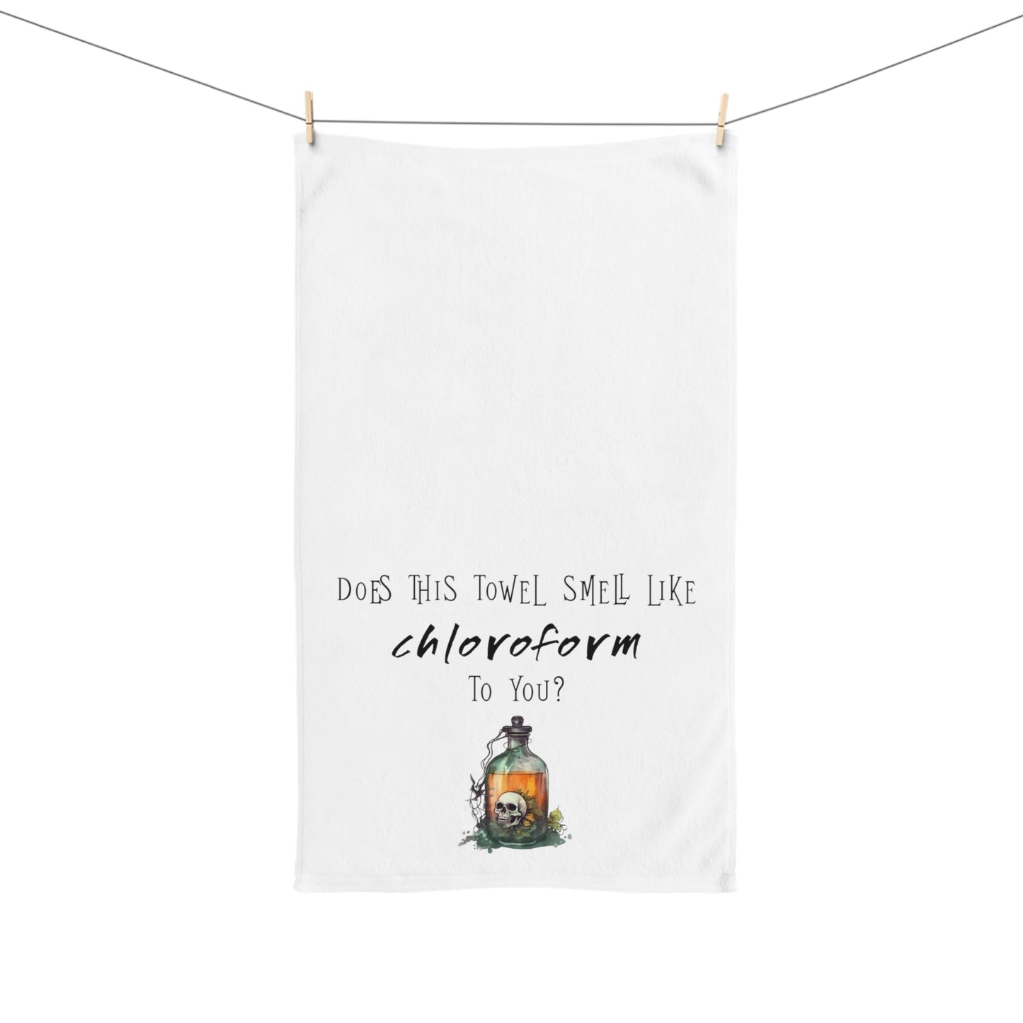 Does This Towel Smell Like Chloroform To You? Soft Hand Towel T00069