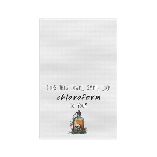 Does This Towel Smell Like Chloroform To You? Soft Tea Towel