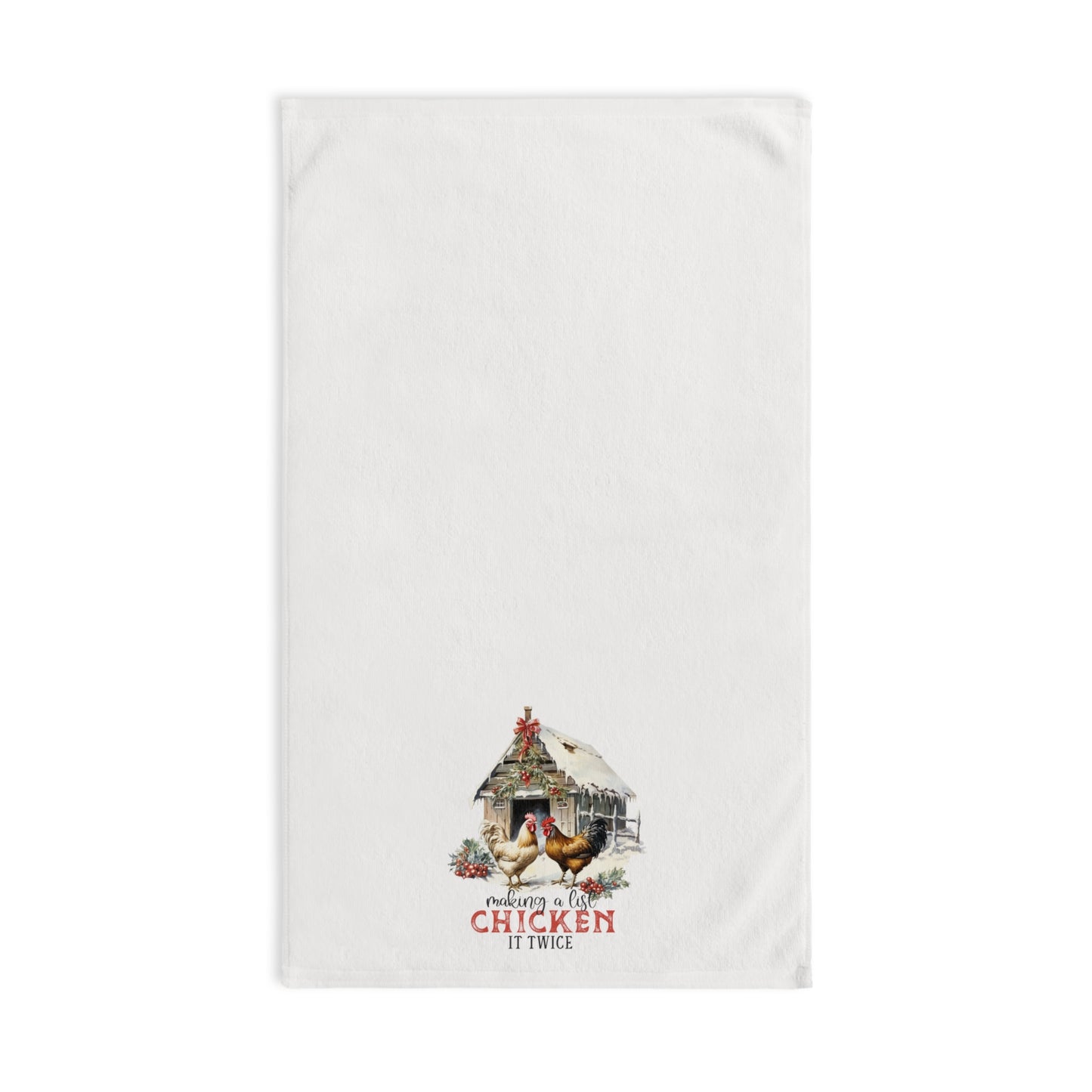 Making A List Chicken It Twice Soft Hand Towel T00105