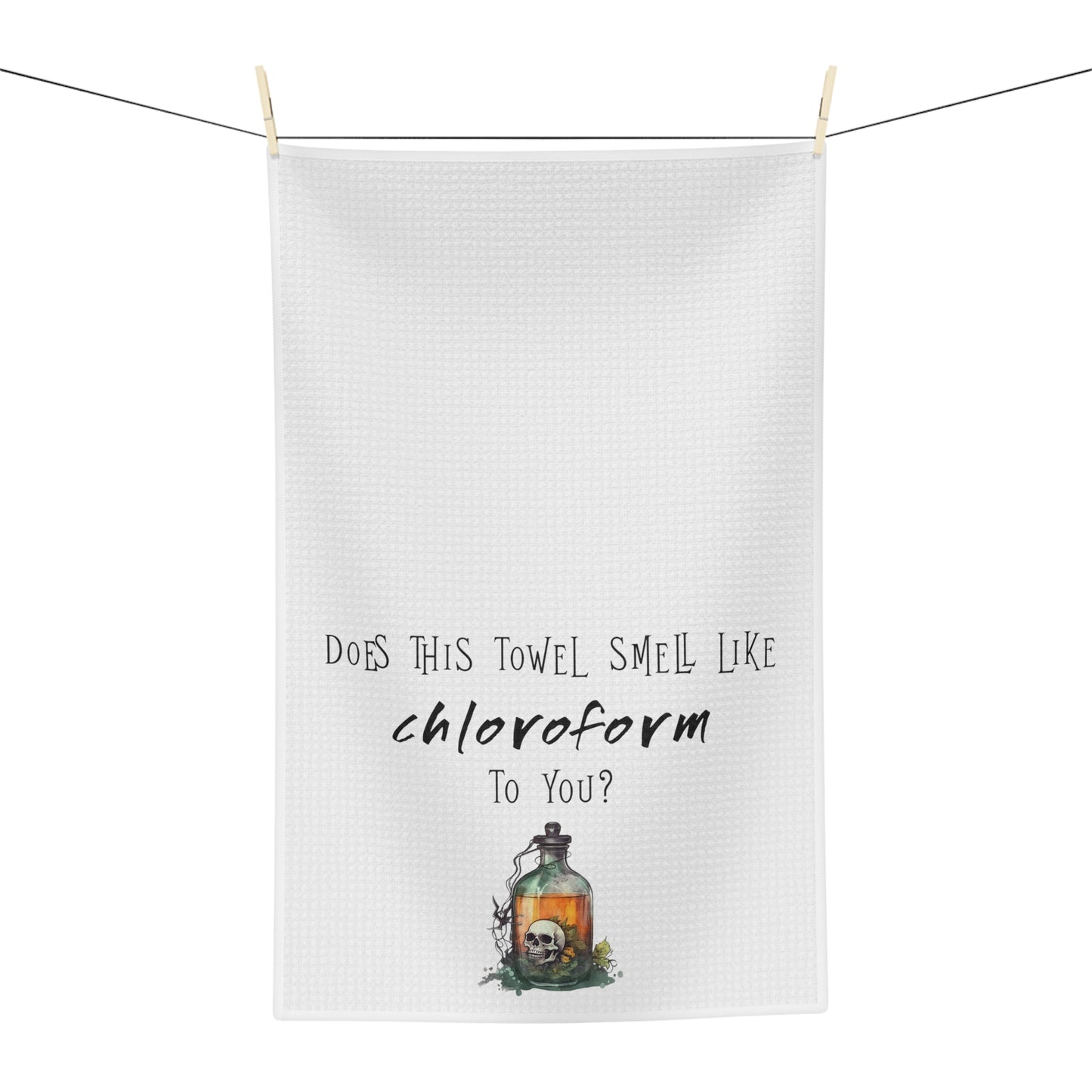 Does This Towel Smell Like Chloroform To You? Soft Tea Towel