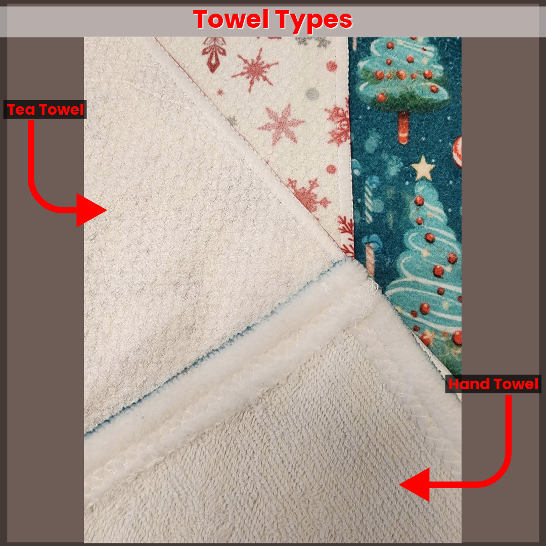 Christmas Snowflakes Pattern Soft Hand Towel T00093