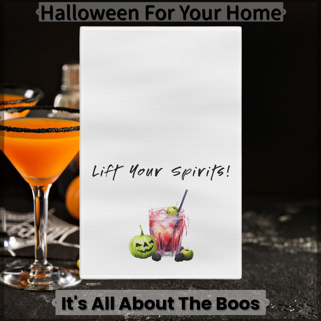 Lift Your Spirits Soft Tea Towel