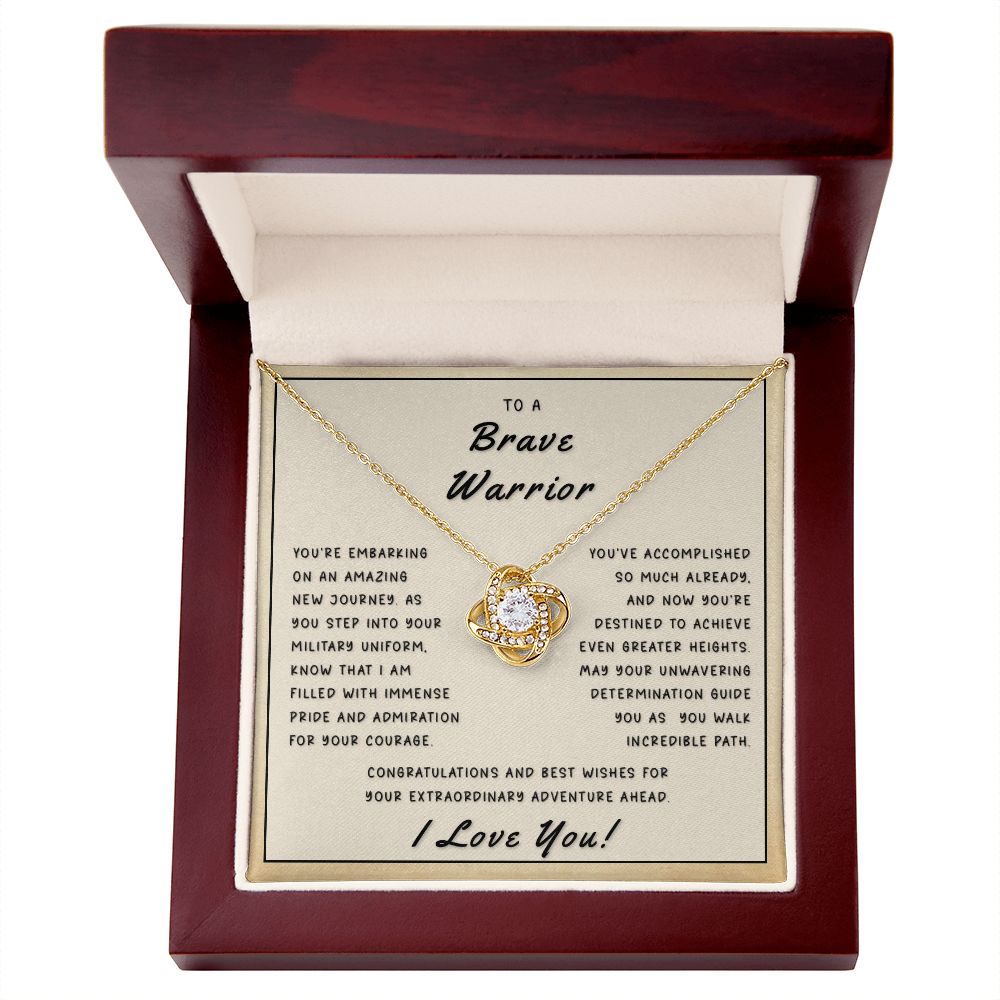 Gift for Graduate - Embarking Love Knot Necklace