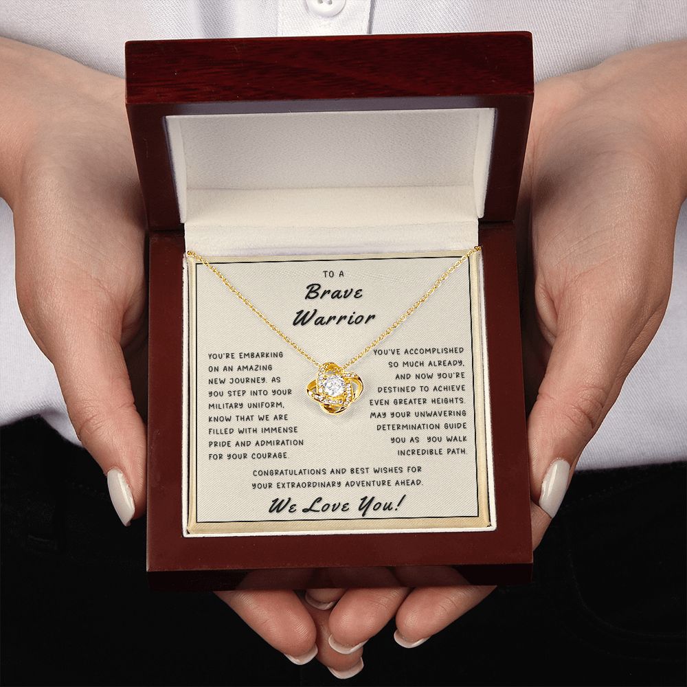 Gift for Graduate From Us - Embarking Love Knot Necklace