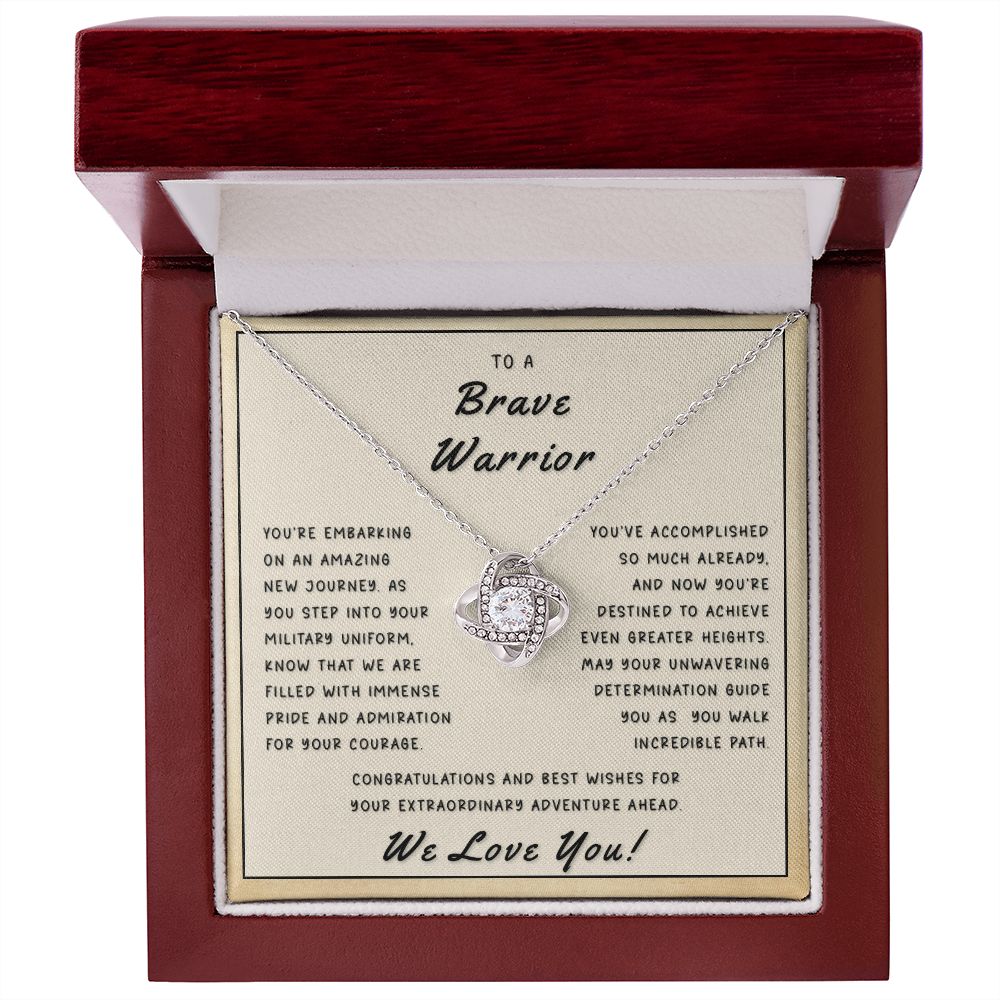 Gift for Graduate From Us - Embarking Love Knot Necklace