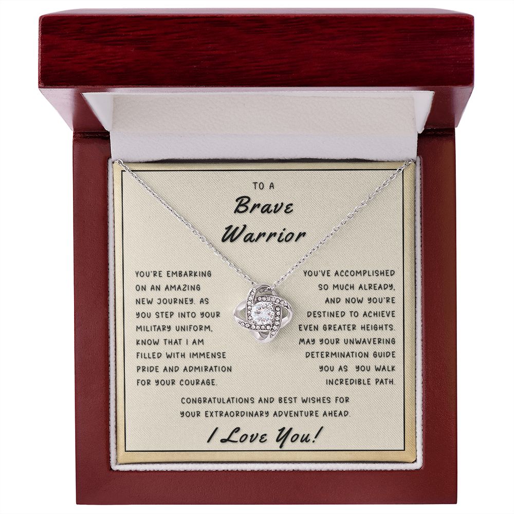 Gift for Graduate - Embarking Love Knot Necklace