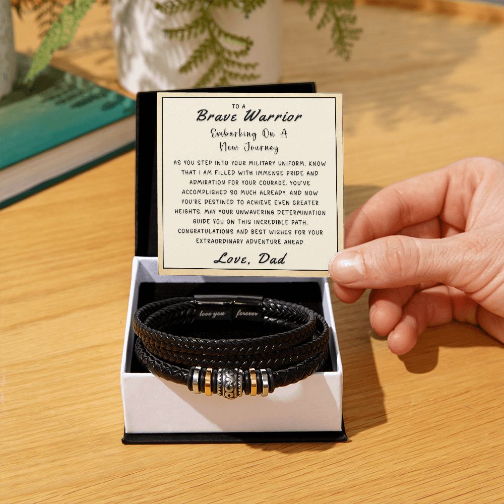 Gift for Son From Dad - Embarking Love You Forever Bracelet