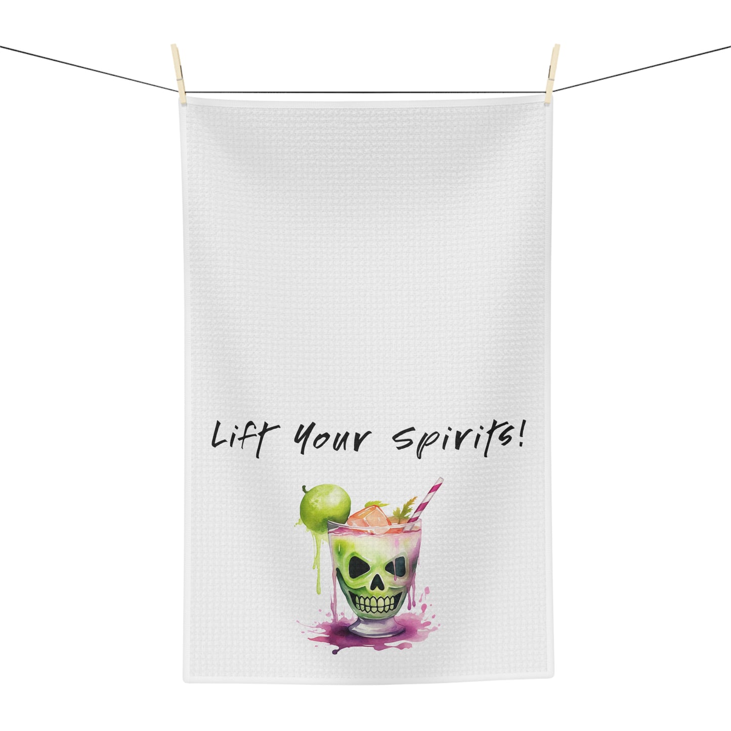 Lift Your Spirits Soft Tea Towel