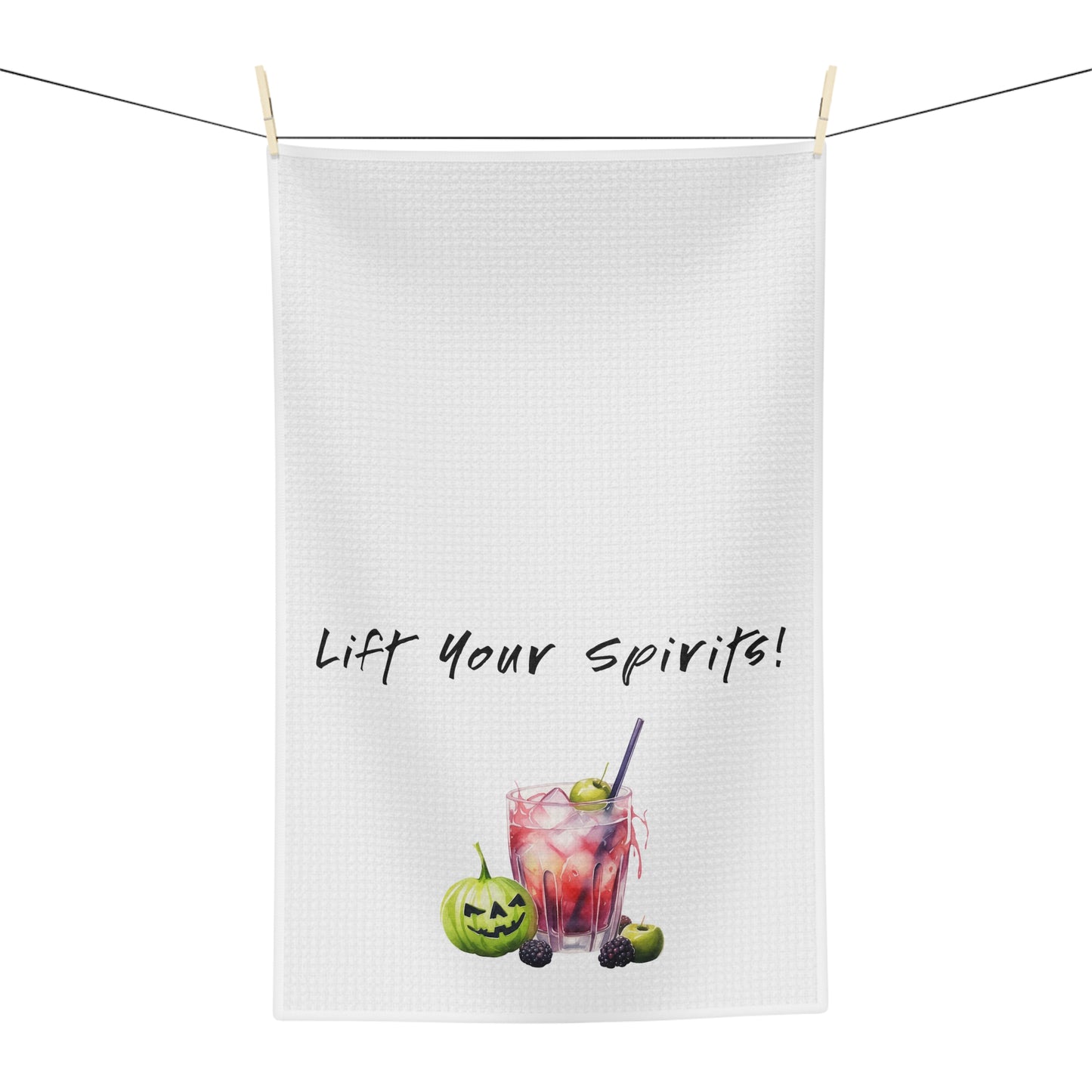 Lift Your Spirits Soft Tea Towel