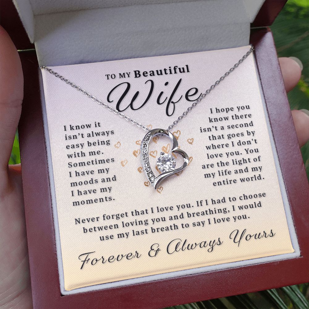 Gift For Wife - My Last Breath Forever Love Necklace