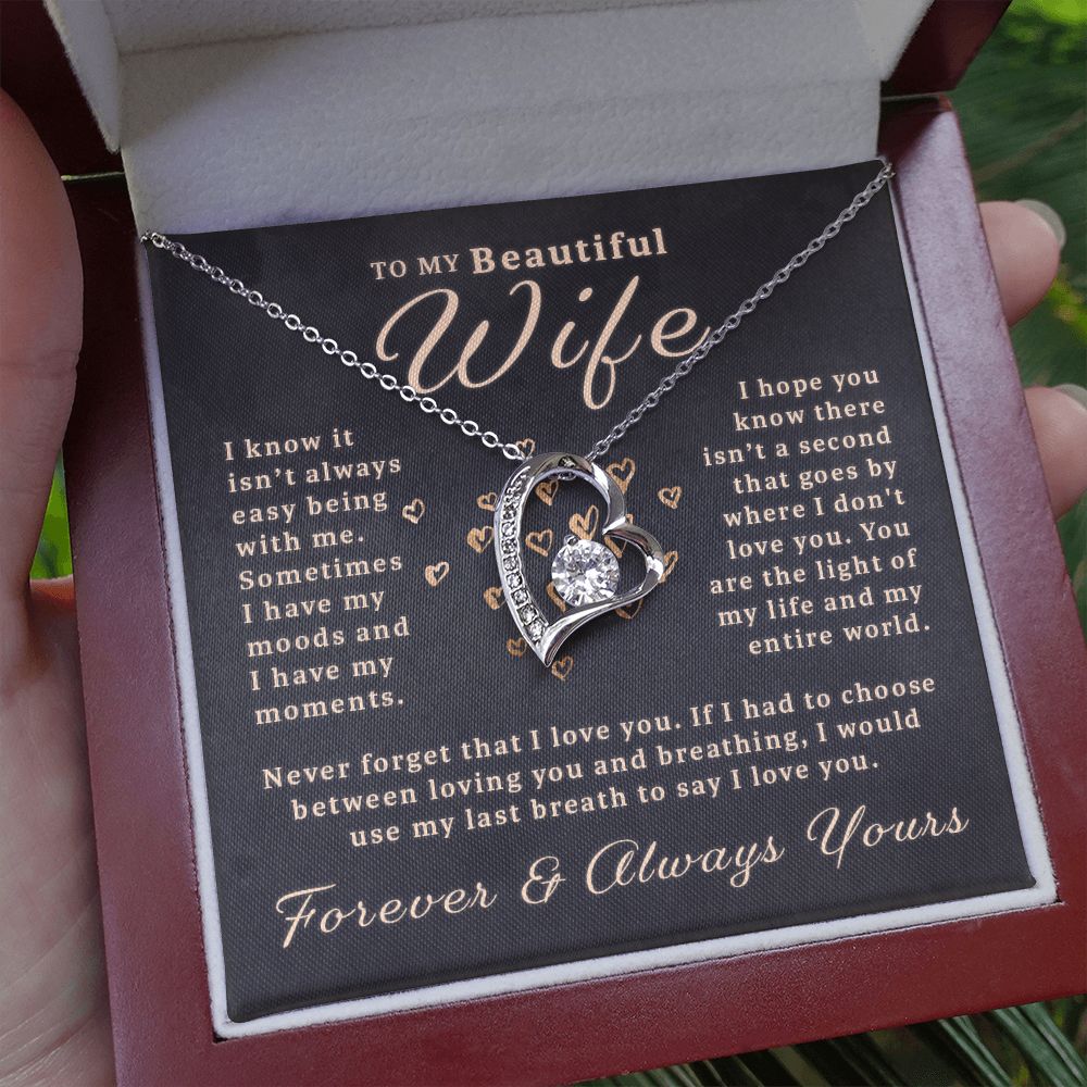 Gift For Wife - My Last Breath Forever Love Necklace