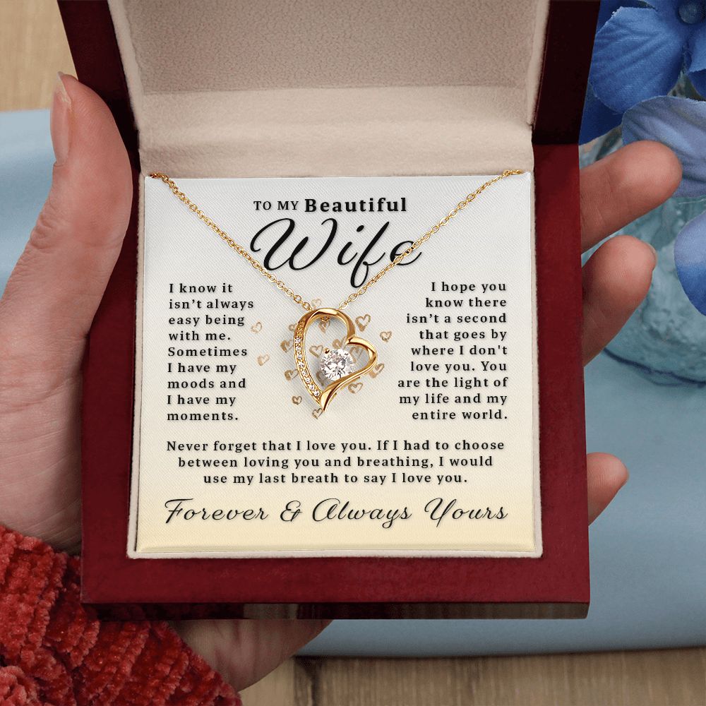 Gift For Wife - My Last Breath Forever Love Necklace