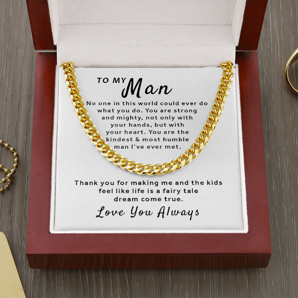 Gift For My Man - Strong and Mighty Cuban Link Chain