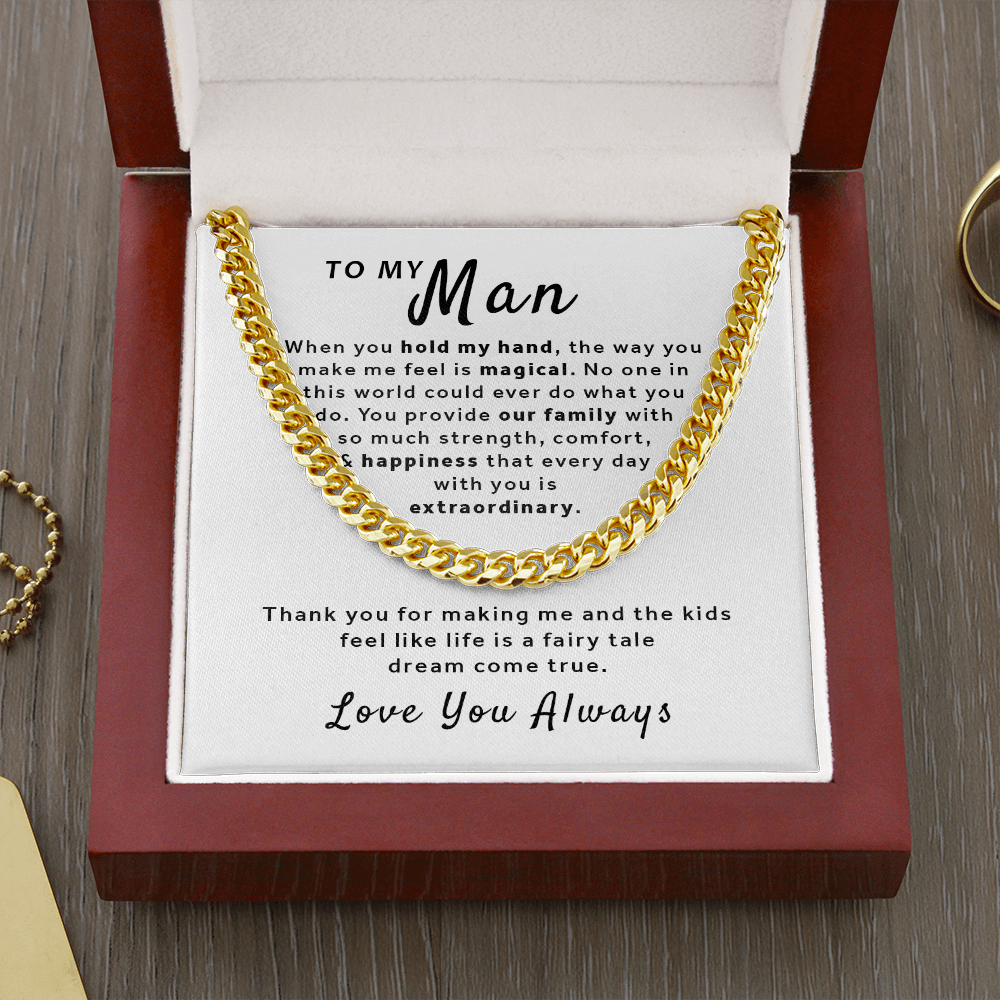 Gift For My Man - Feel Magical Cuban Link Chain