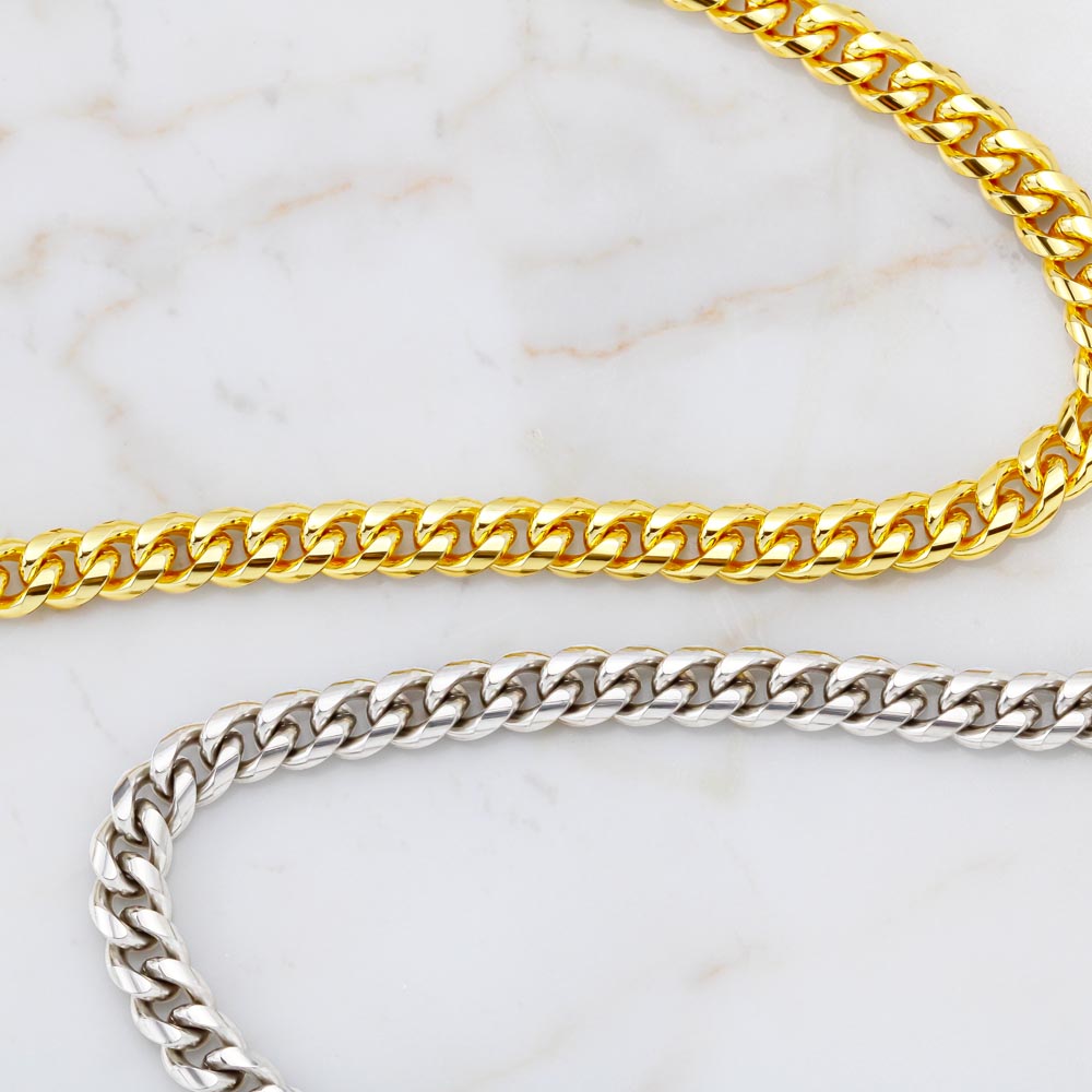 Gift For My Man - With You I'm Home Cuban Link Chain