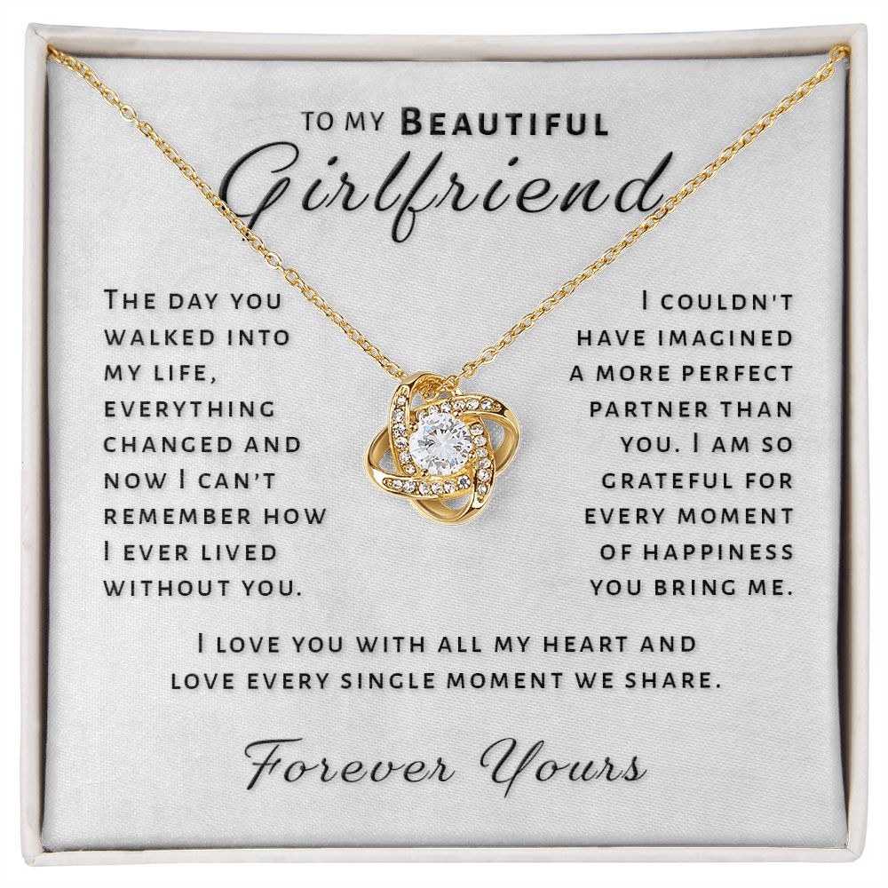 Gift For Girlfriend - Perfect Partner Love Knot Necklace