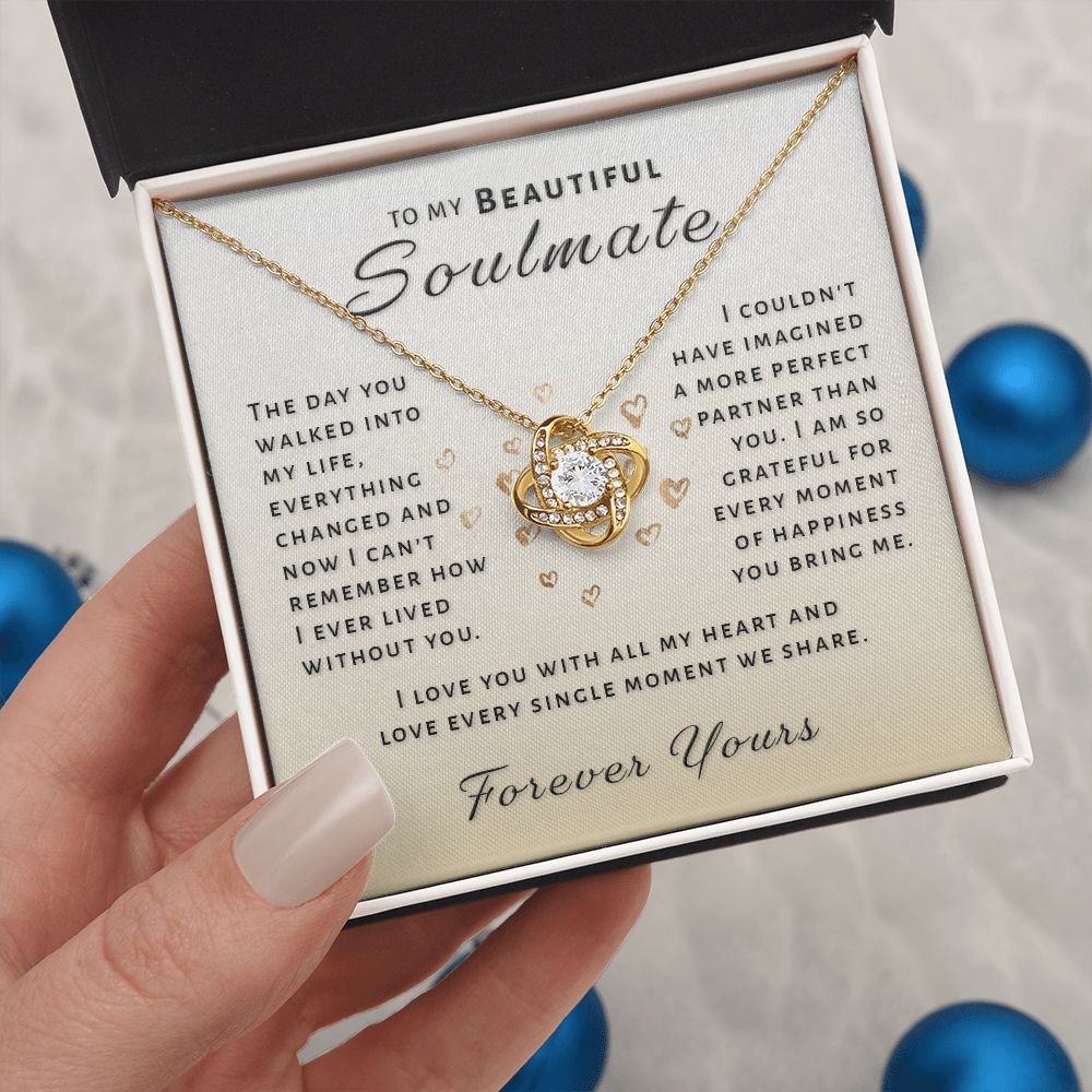 Gift For Soulmate - Perfect Partner Love Knot Necklace