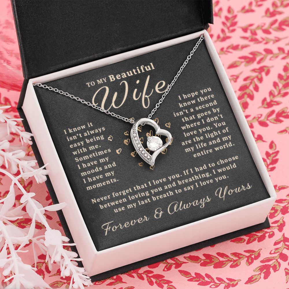 Gift For Wife - My Last Breath Forever Love Necklace