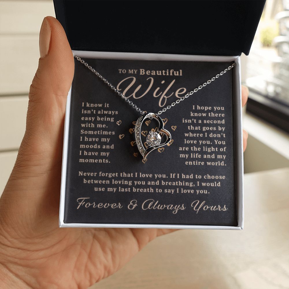 Gift For Wife - My Last Breath Forever Love Necklace