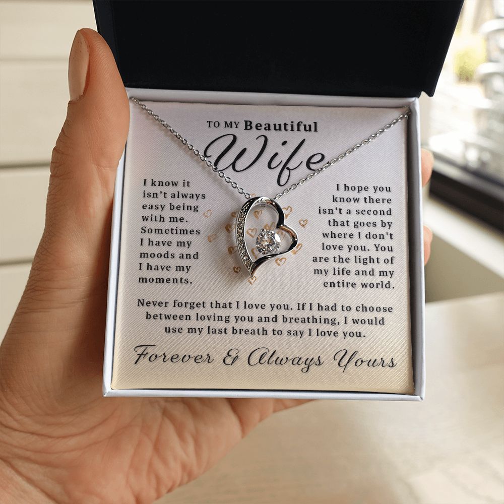 Gift For Wife - My Last Breath Forever Love Necklace