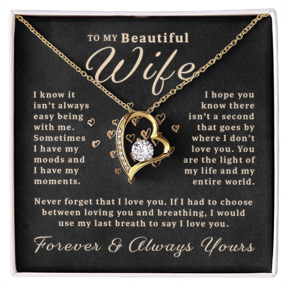 Gift For Wife - My Last Breath Forever Love Necklace